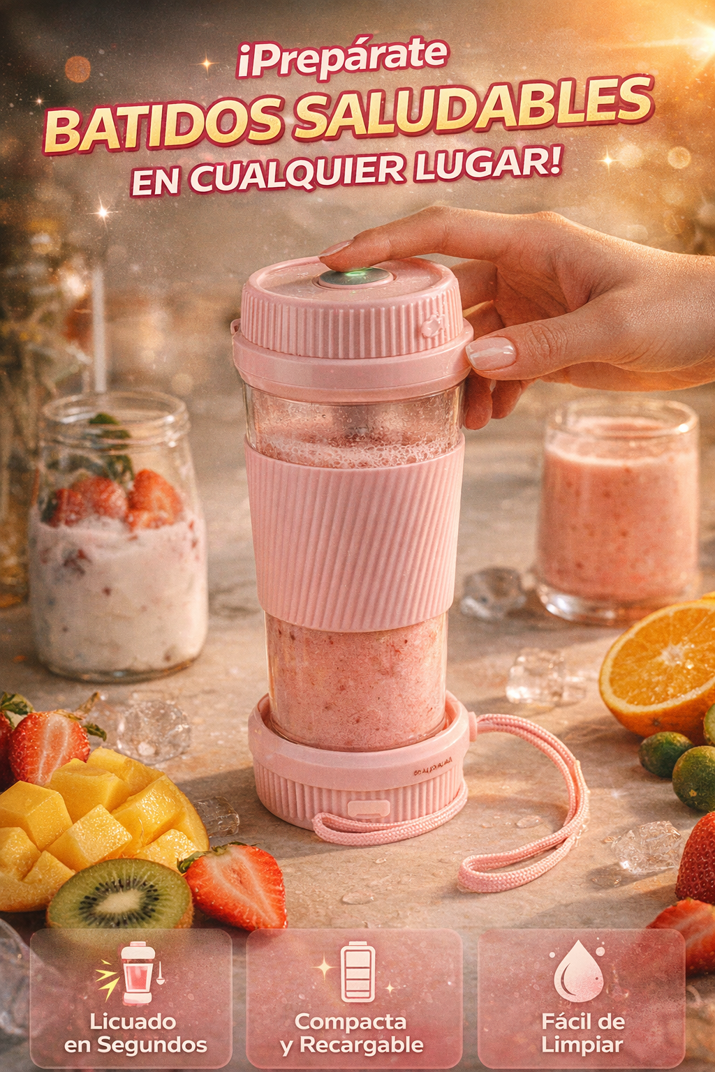 VASO LICUADORA PORTÁTIL BlendGo™